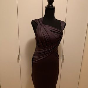 Bebe Women’s Wrap and Twist Mini Dress New